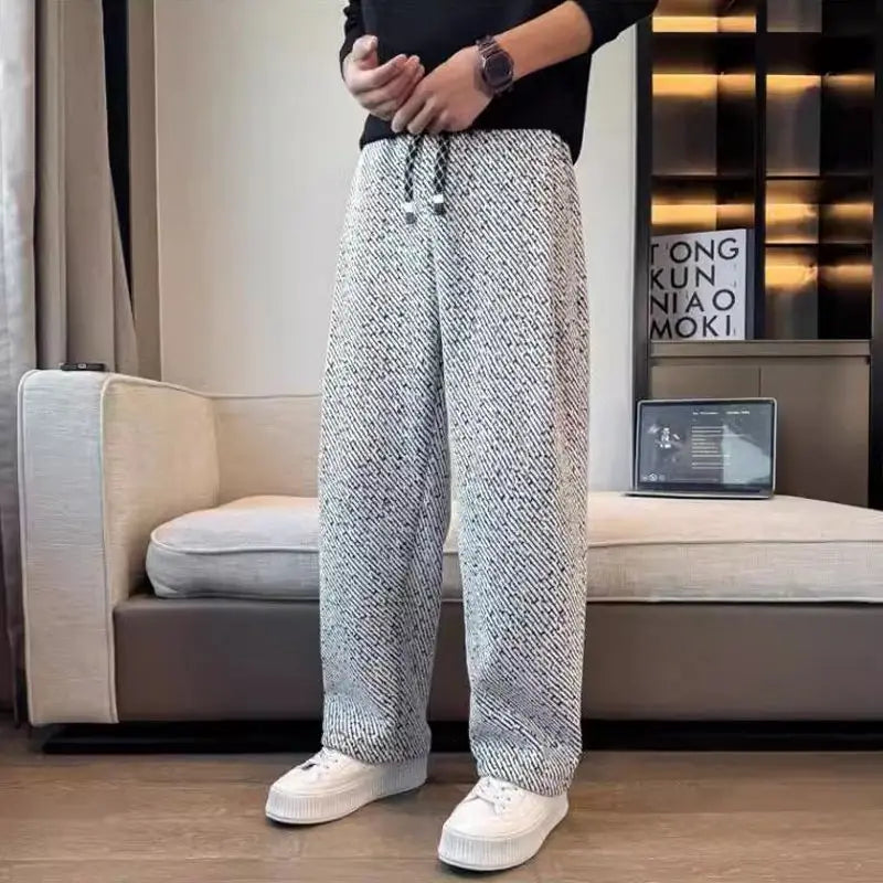 Mavrick borstade avsmalnande byxor