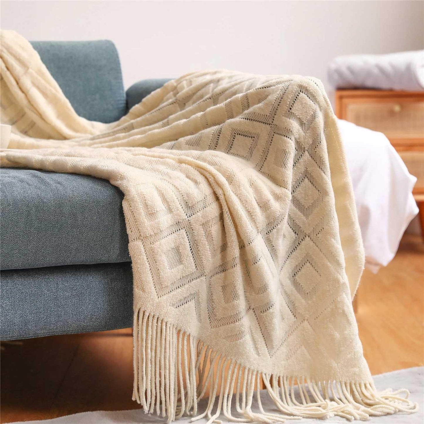 Brynja – Vallonstickad filt
