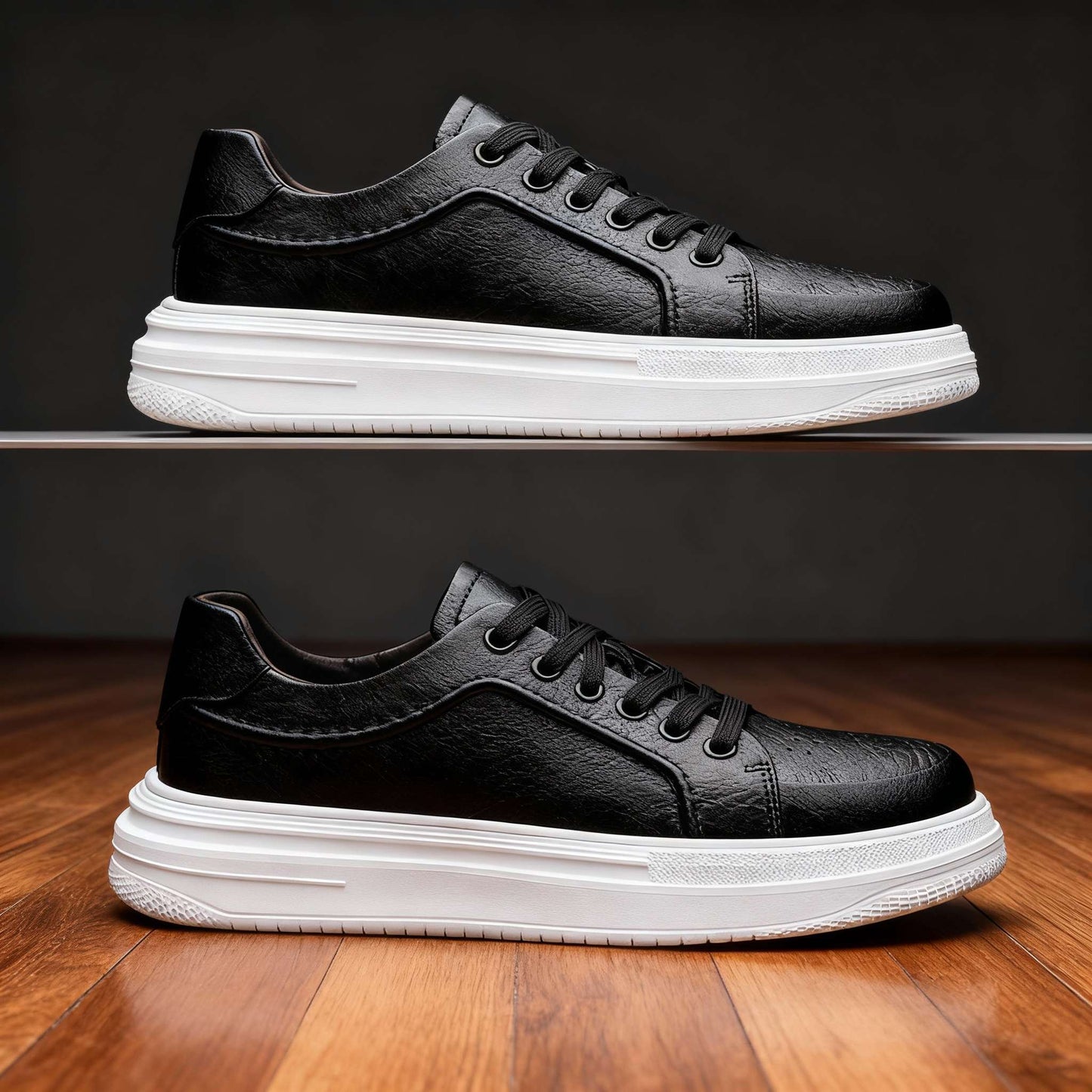 Callum Davidson lädersneakers