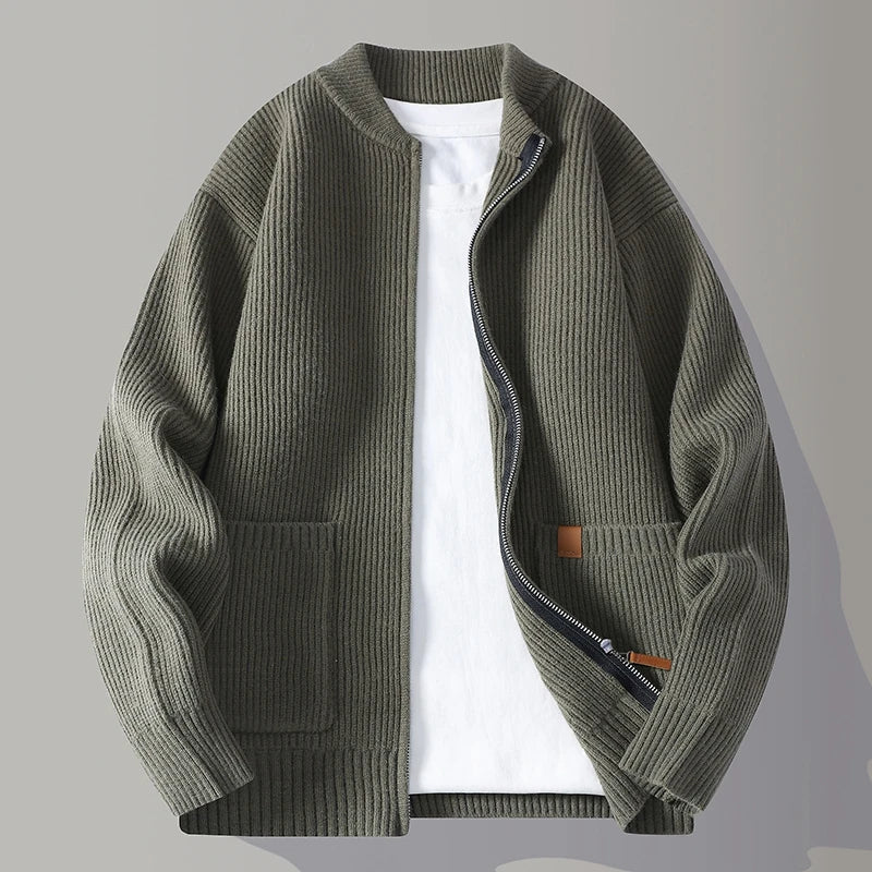 Summit Rib Zip Cardigan