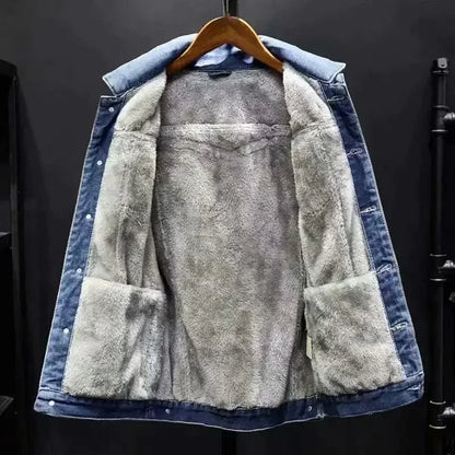 Avalon Sherpa-fodrad jeansjacka