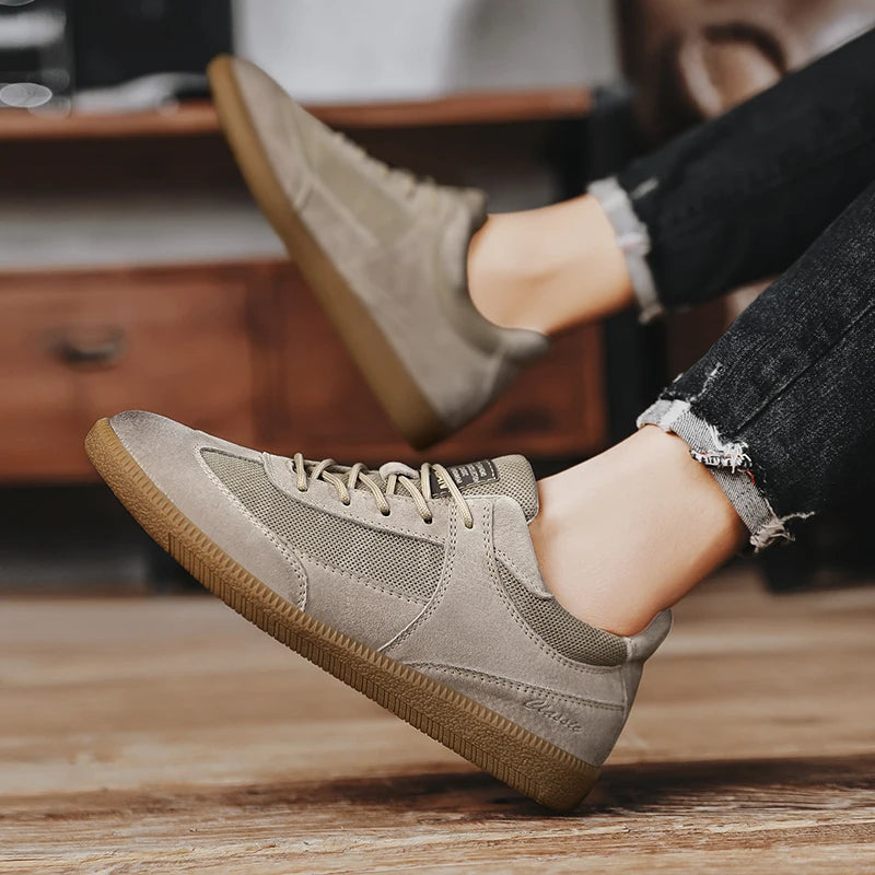 Verano sneakers i mocka och mesh