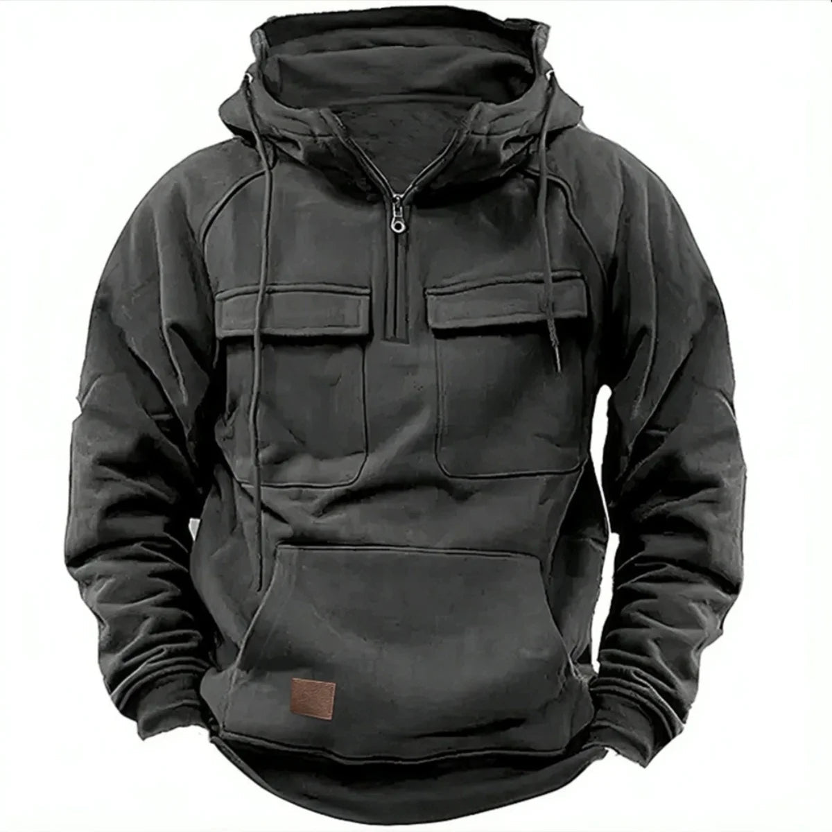 Mission Quarter-Zip-Huvtröja
