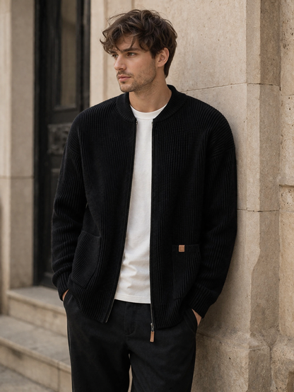 Summit Rib Zip Cardigan