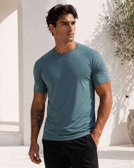 THE MUSCLE BAS-T-SHIRT