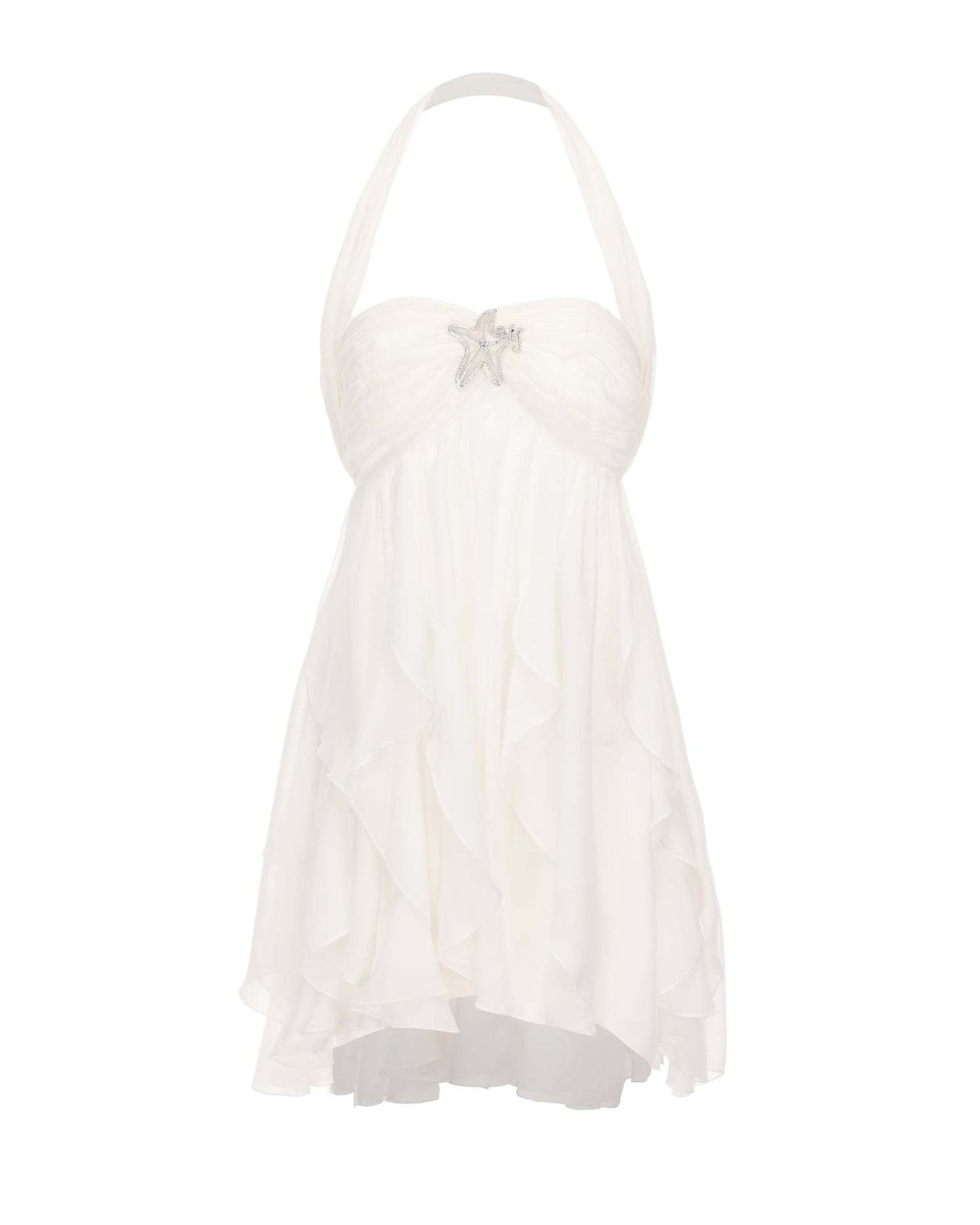 Printed French Tube Fairy Dress Vacation Dresses