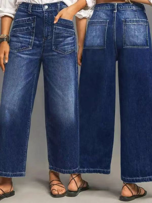 Sommarbyxor Mode Personlighet Trendiga Damjeans