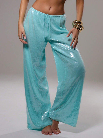 Women's Sequined Casual Loose Wear Autumn Fashion Pants