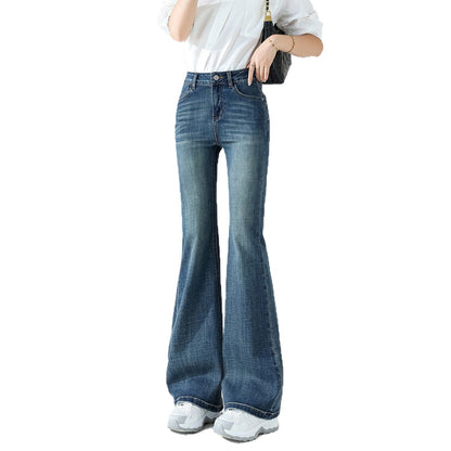Women's Autumn Fleece-lined Thickened Skinny High Waist Stretch Jeans
