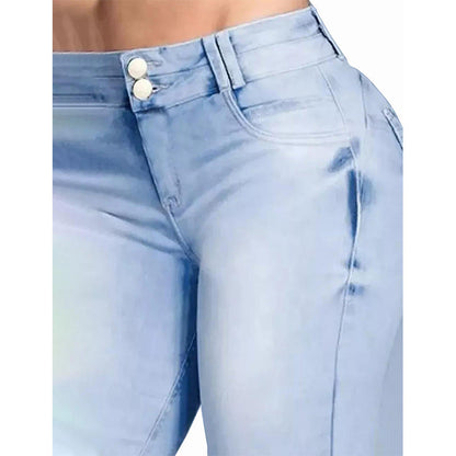 Women's Hip Raise High Waist Flared Jeans