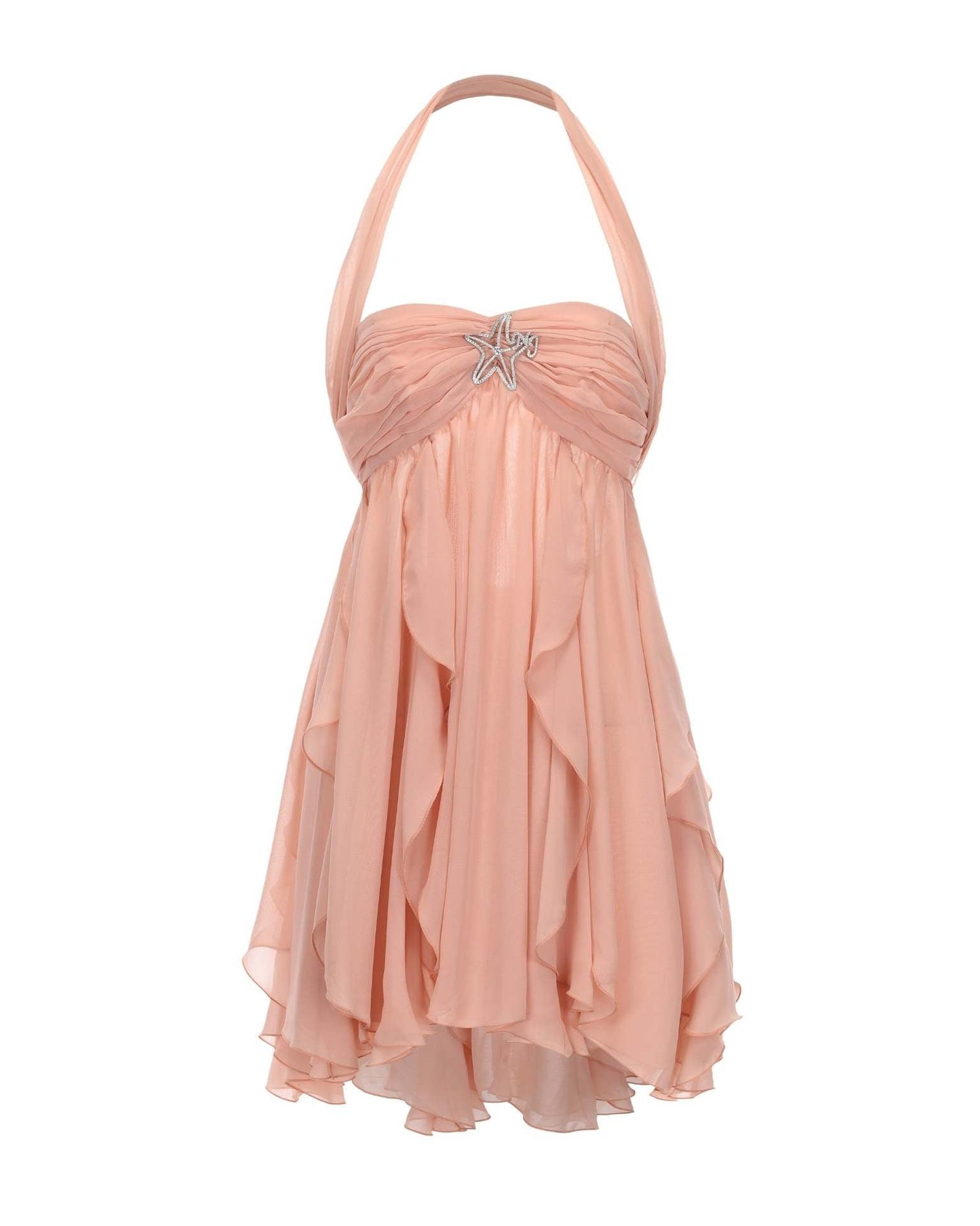 Printed French Tube Fairy Dress Vacation Dresses