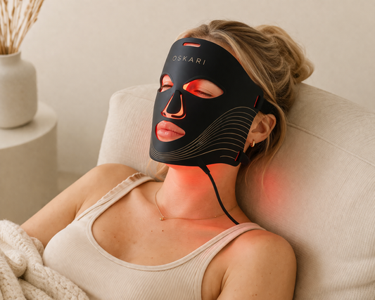 OSKARI LUMINA LED-MASK | Avancerad hudterapi