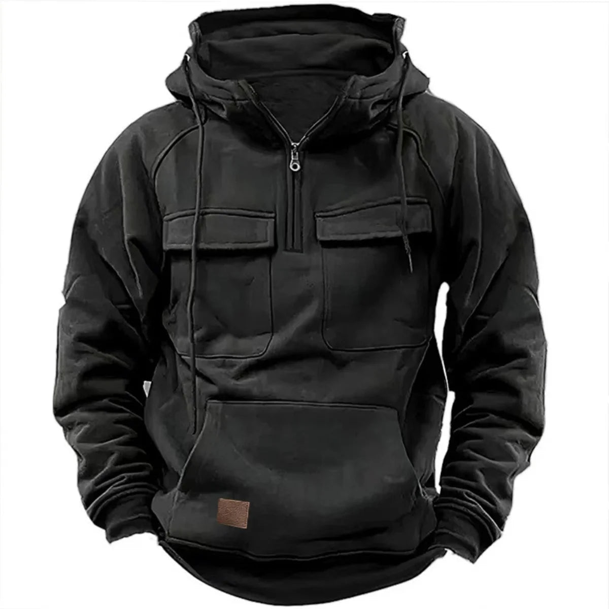 Mission Quarter-Zip-Huvtröja