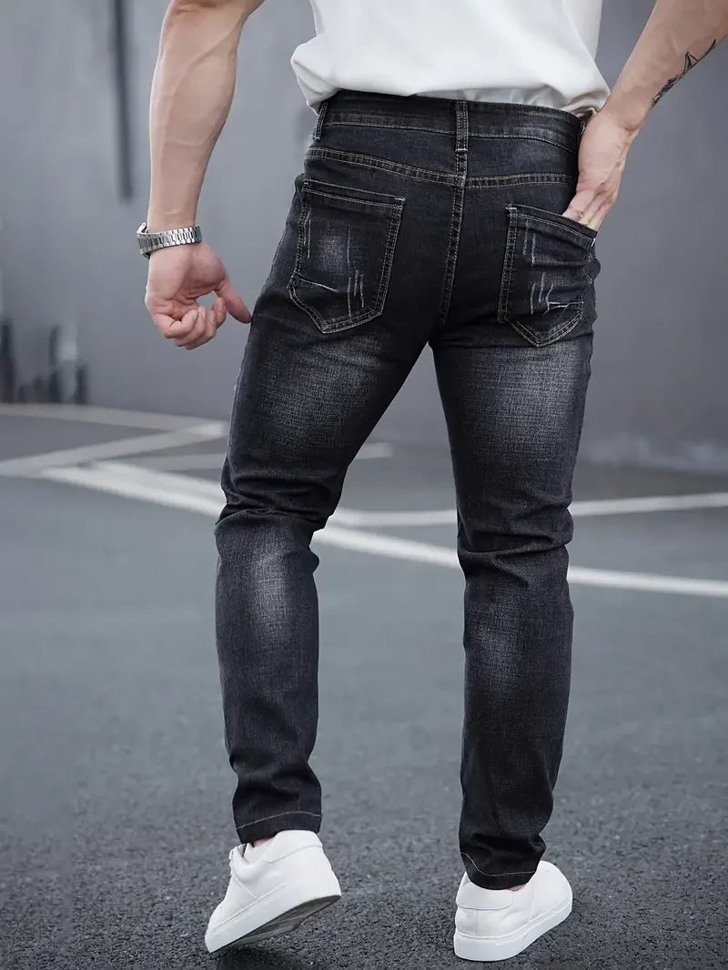 Savage Cut avsmalnande jeans