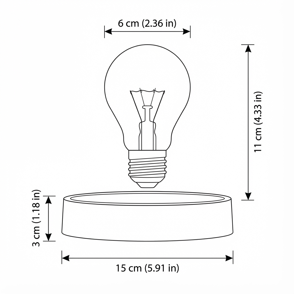 Lysa – Flytande magnetisk LED-bordslampa