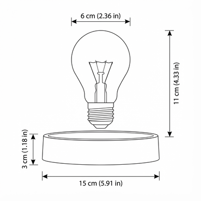 Lysa – Flytande magnetisk LED-bordslampa