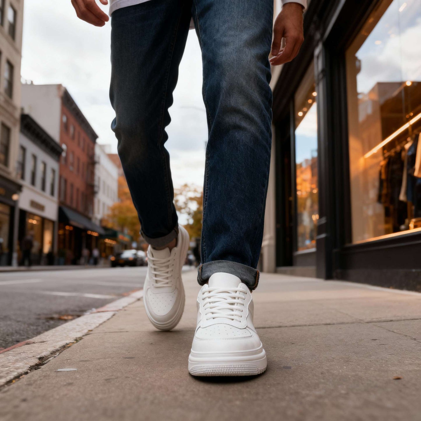 Jay Grant lädersneakers