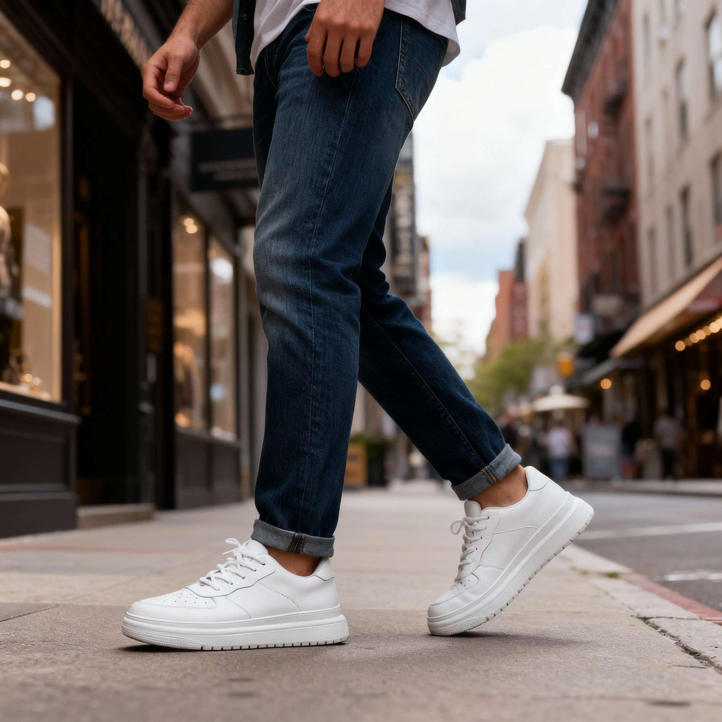 Jay Grant lädersneakers