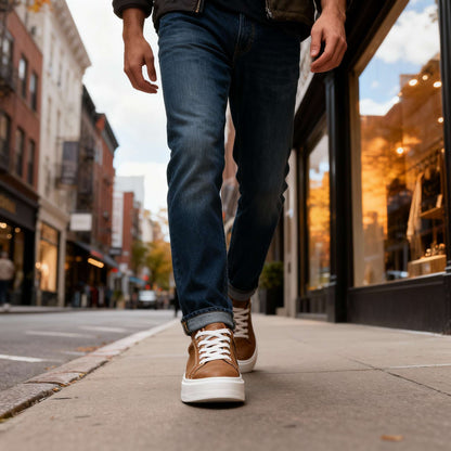 Conrad Jones lädersneakers