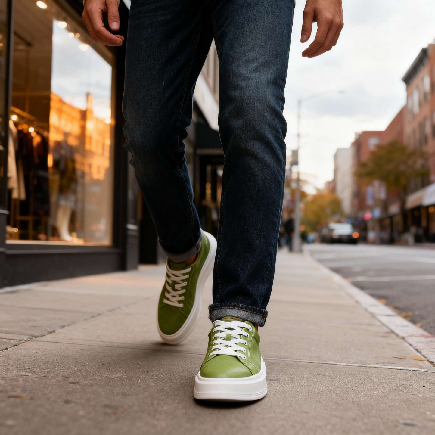 Conrad Jones lädersneakers