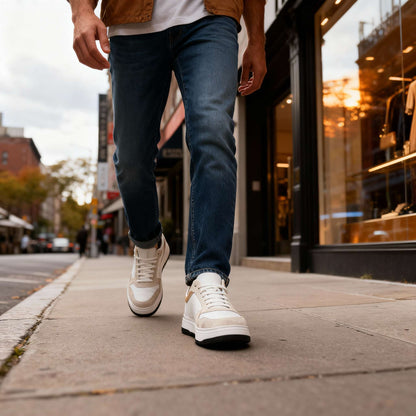 Thomas Miles lädersneakers