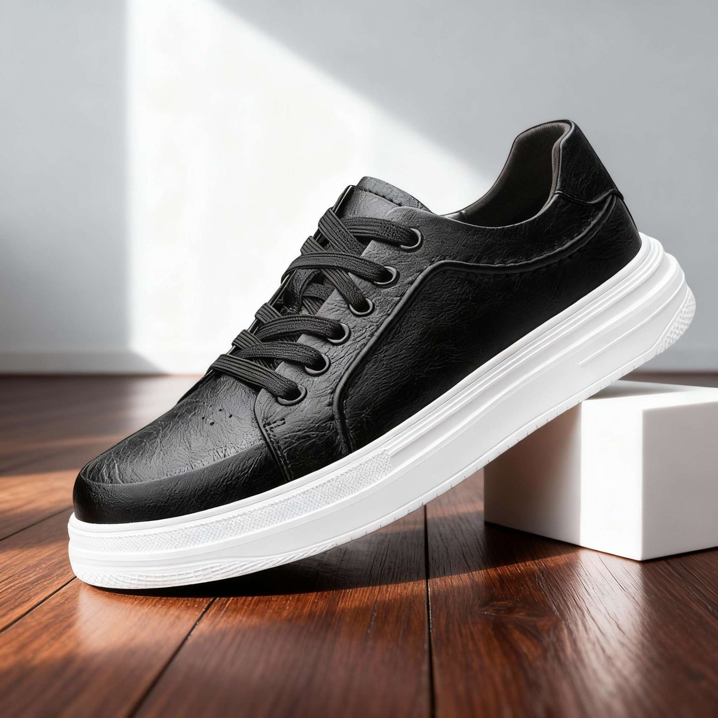 Callum Davidson lädersneakers