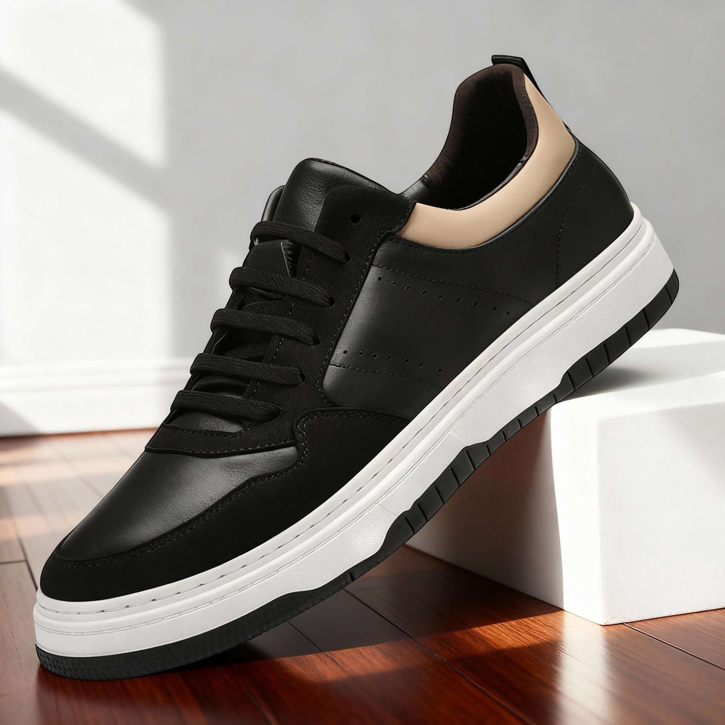 Thomas Miles lädersneakers