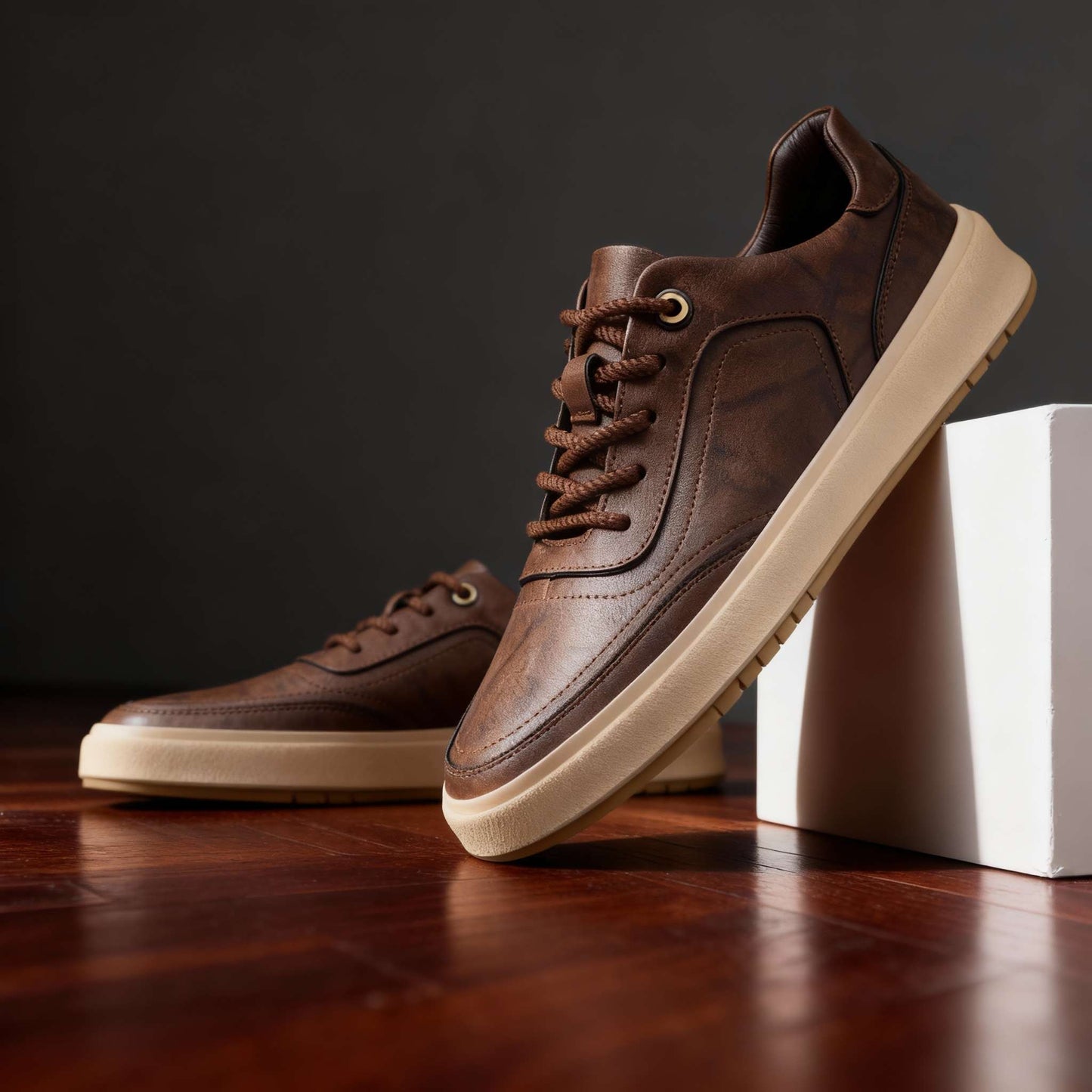 Lucas lädersneakers