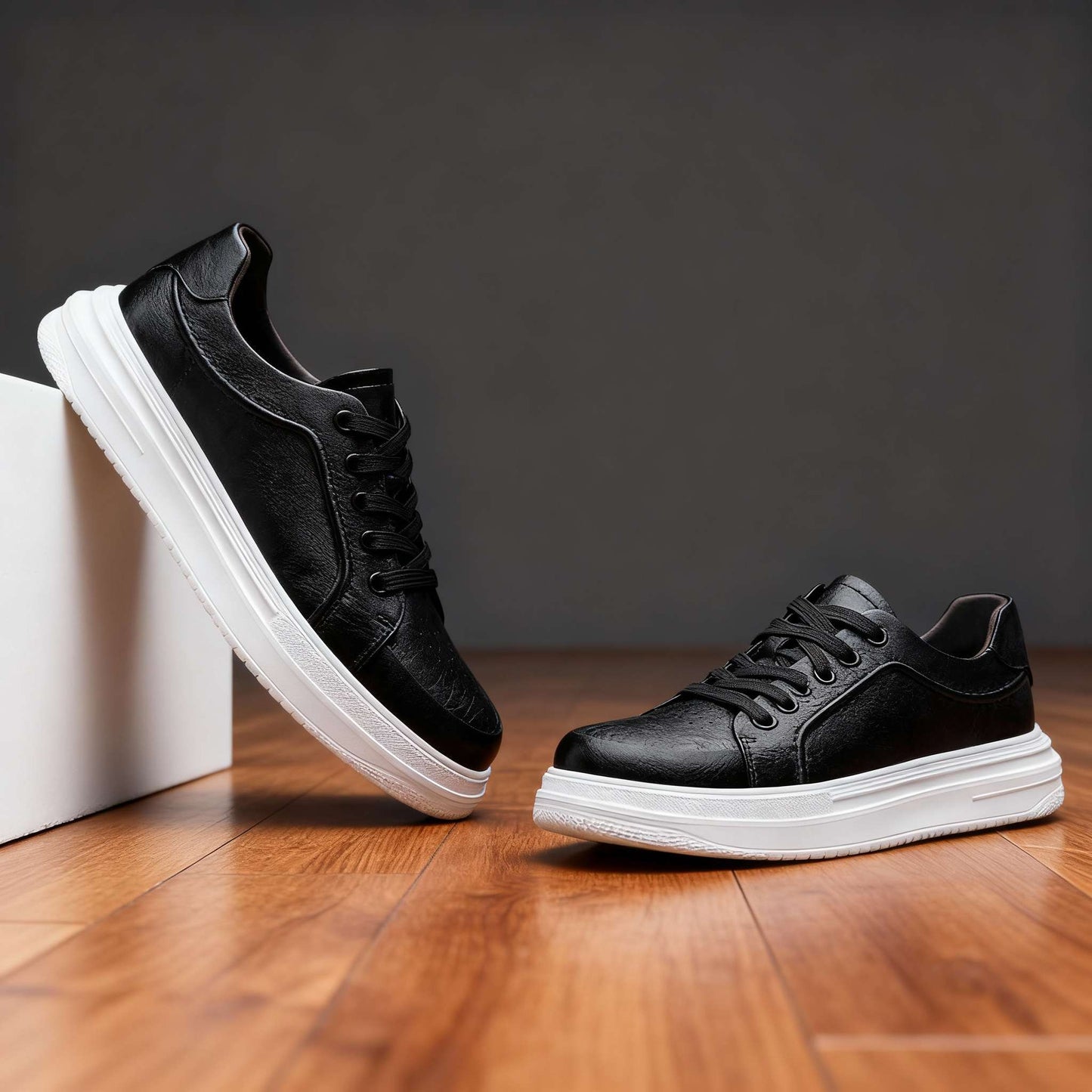 Callum Davidson lädersneakers