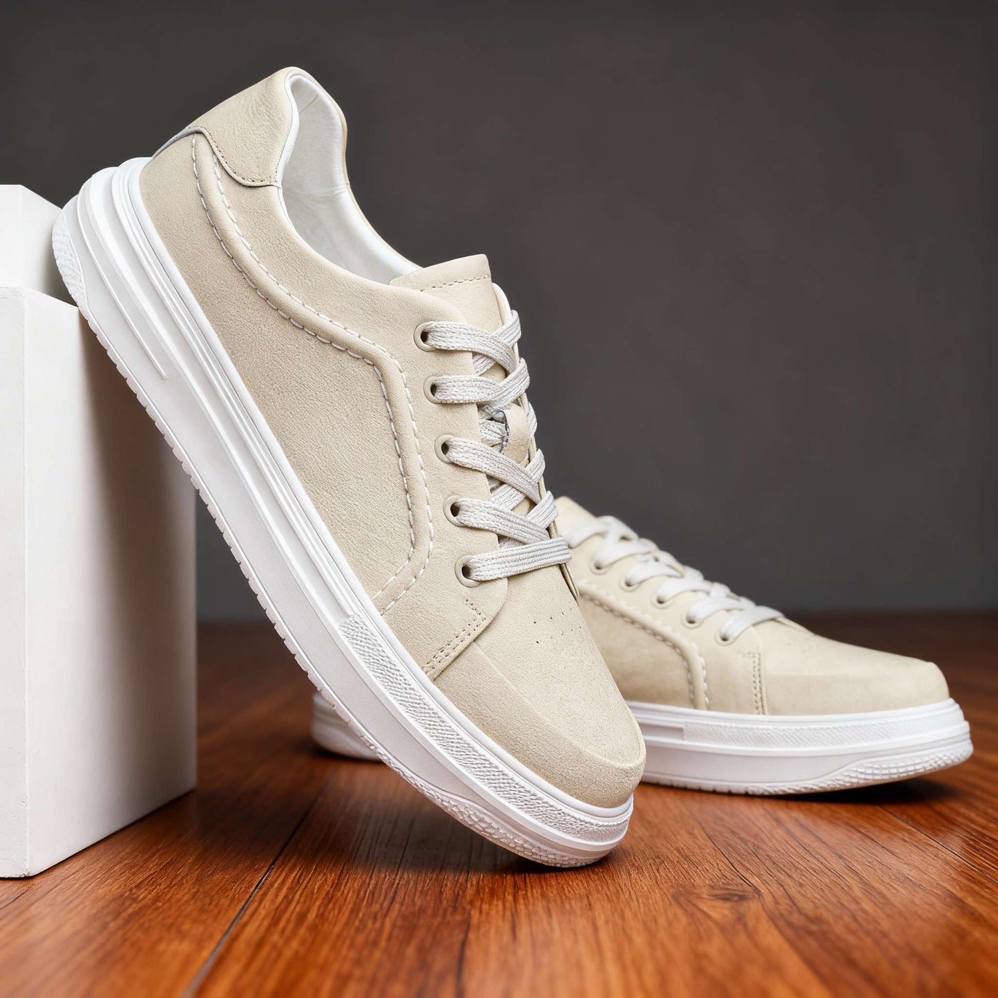 Callum Davidson lädersneakers