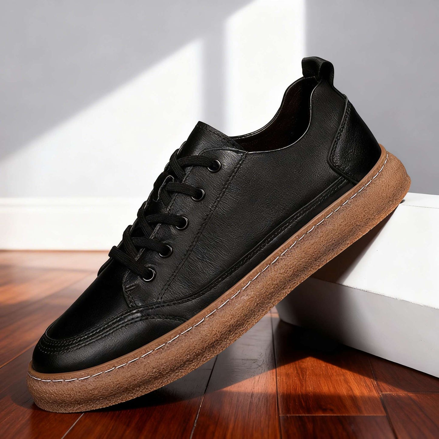 John Barton lädersneakers