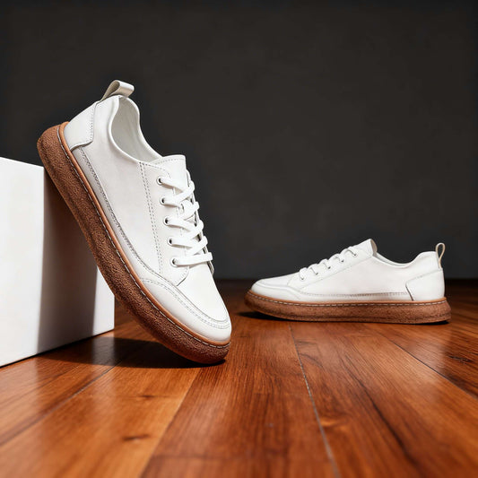 John Barton lädersneakers