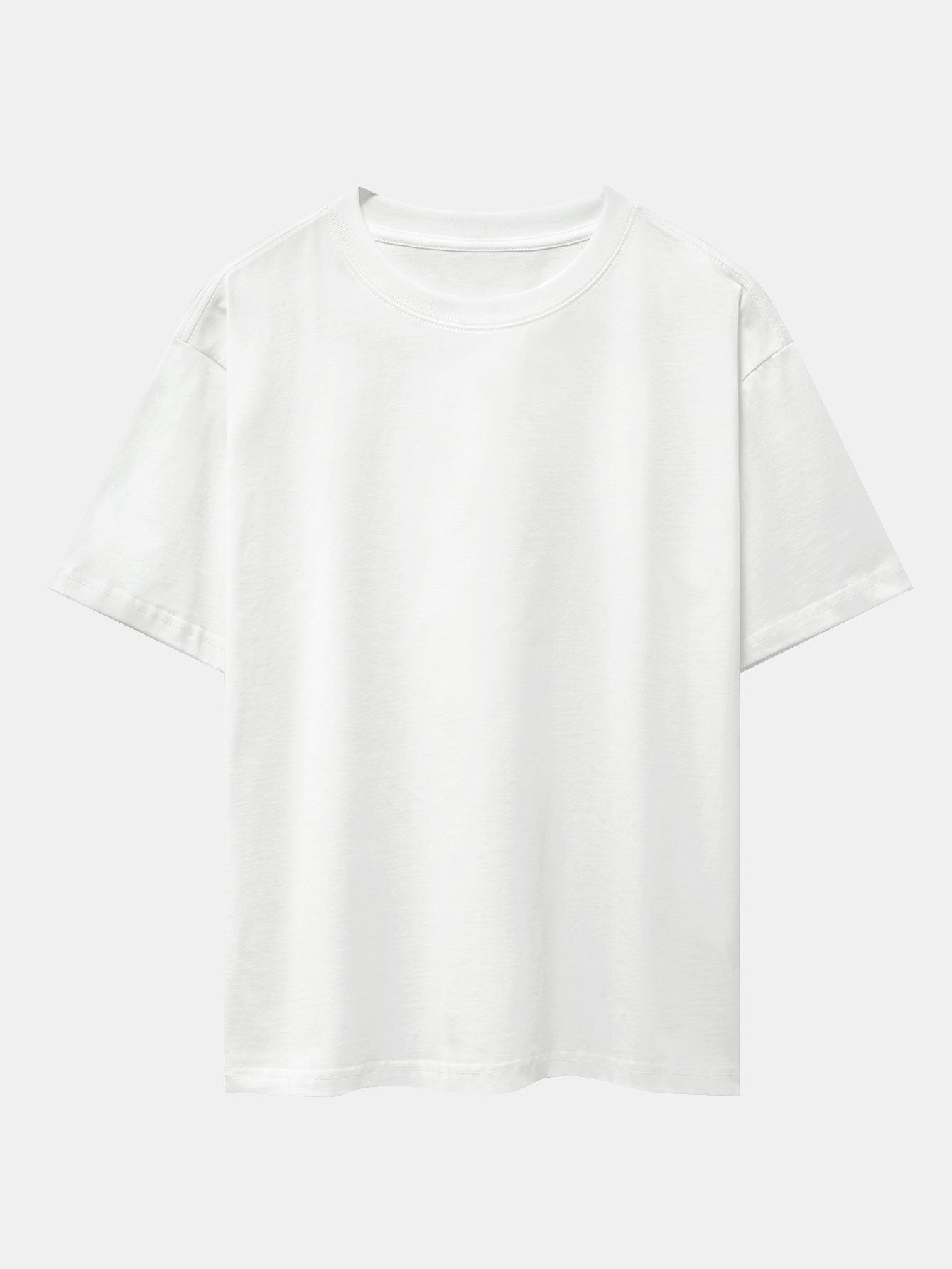 3-pack T-shirt med kraftig kvalitet och nedhasad axelsöm i oversize-modell