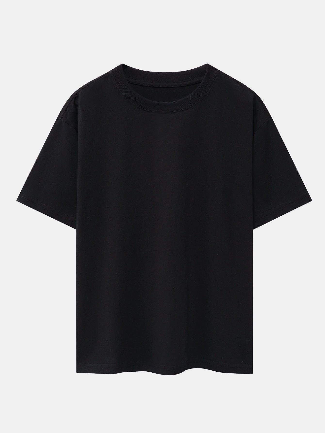 3-pack T-shirt med kraftig kvalitet och nedhasad axelsöm i oversize-modell