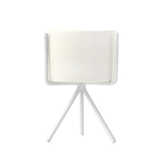 Ida - Ceramic Flower Planters with Modern Stand